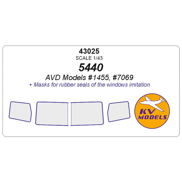 43025 KV Models 1/43 M@3-5440 (AVD Models #1455, #7069)