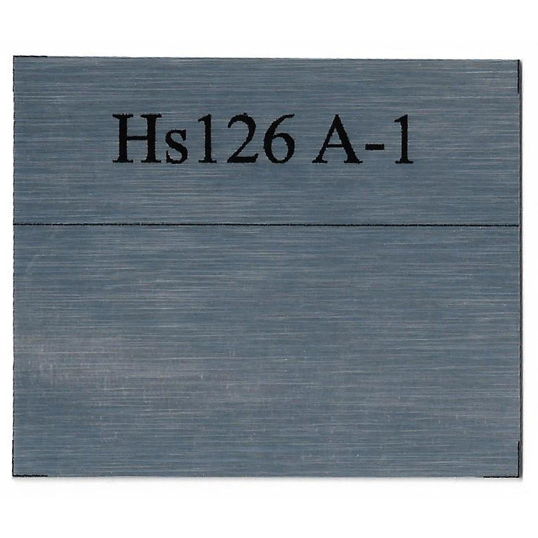 Т411 Plate Табличка для сгиба HS 126 A-1