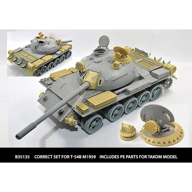 35135 Miniarm 1/35 Корректирующий набор Т-54Б модель 1959 г., включает фfromfromравления