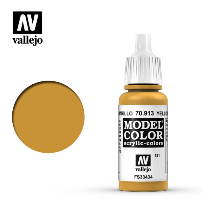 70913 Acrylic paint `Model Color Bronze yellow/ Yellow ochre