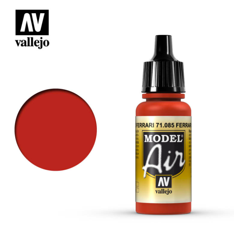 71085 Vallejo acrylic Paint `Model Air` Italian red / Italian Red