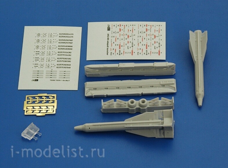 AMC72235-3 Advanced Modeling 1/72 Aircraft Guided Missile X-29L with AKU-58 Launcher
