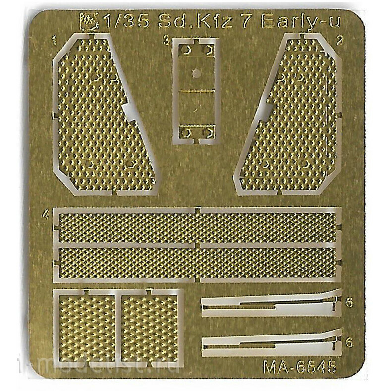 Dragon 1/35 6466 Sd.Kfz.7 8t Half-Track Initial Production
