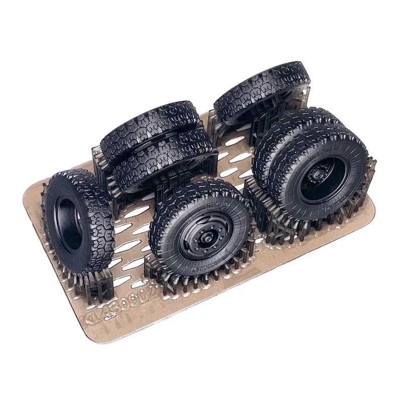 KL430002 Kraft Lab 1/43 Комплект колес в сборе с шинами О-40БМ-1