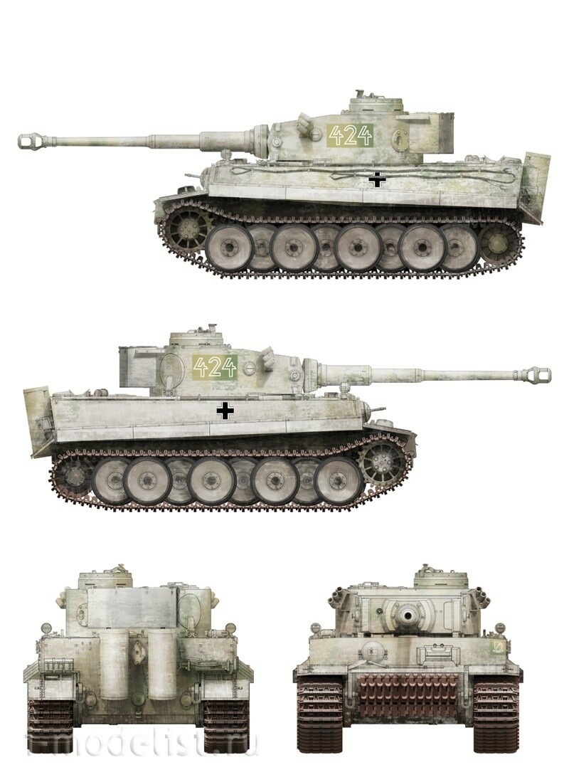BT-034 Border Model 1/35 German Tiger I Tank (early) 