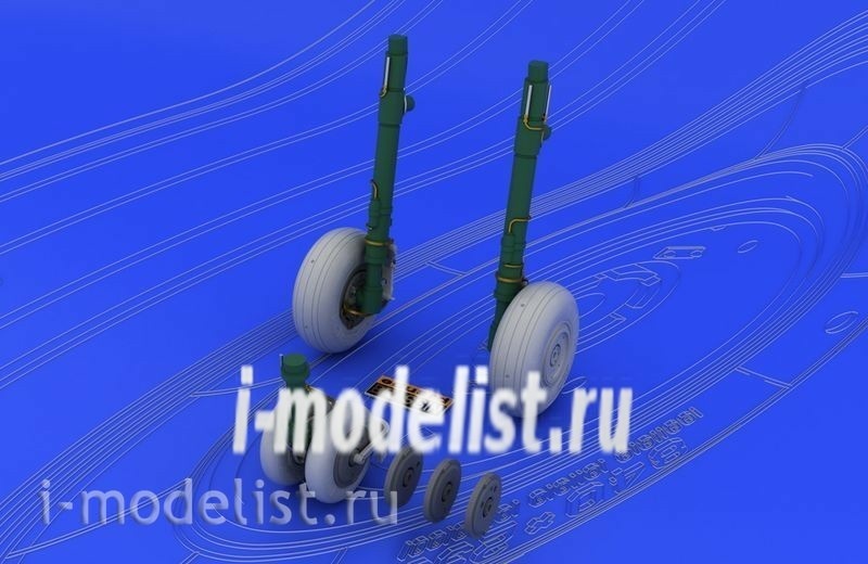 648037 Eduard 1/48 Kit of the MiGG-29 wheels