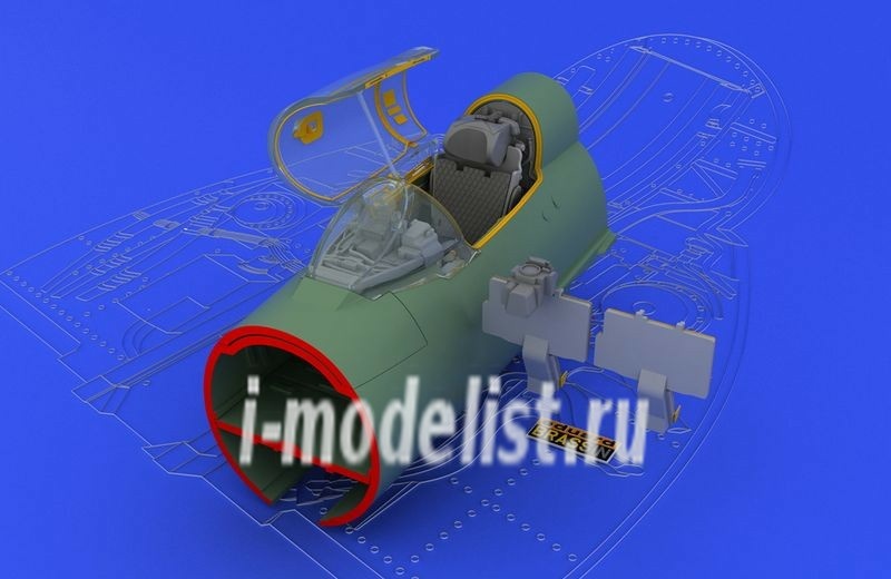 648035 Eduard 1/48 Kit: MiG-21MF interior early