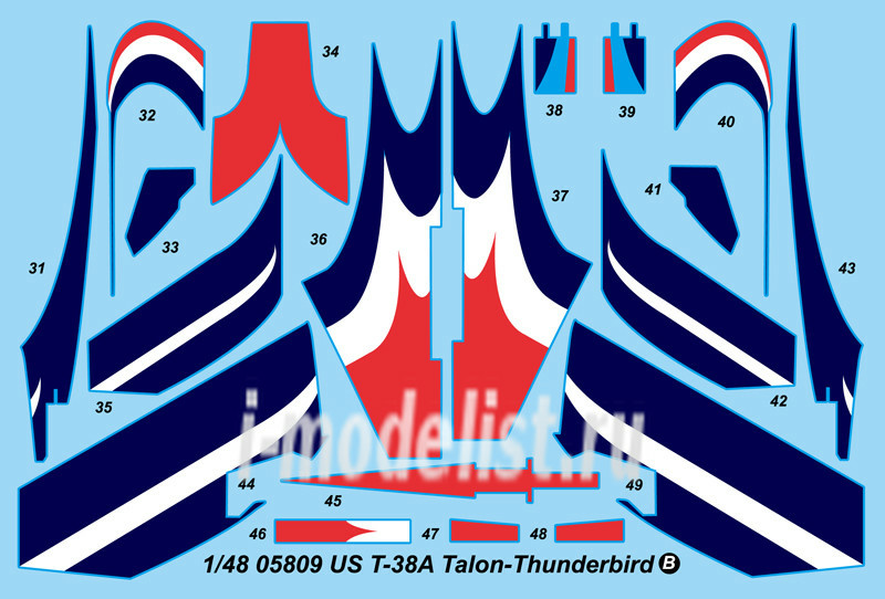 05809 Trumpeter 1/48 US T-38A Talon - Thunderbird