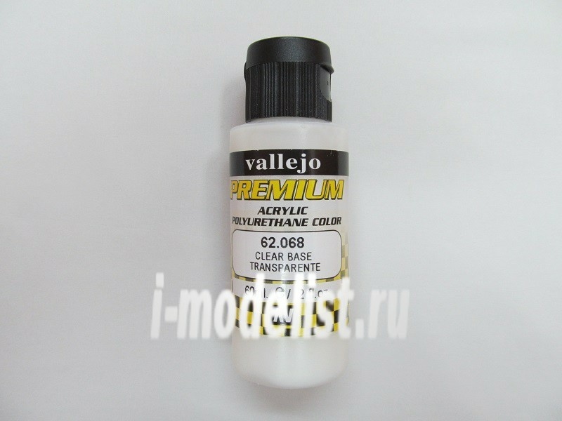 62068 Vallejo Premium Transparent binder of the paint, 60ml.