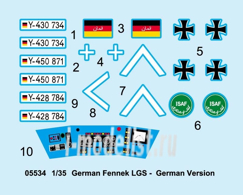 05534 Trumpeter 1/35 German Fennek LGS - German Version