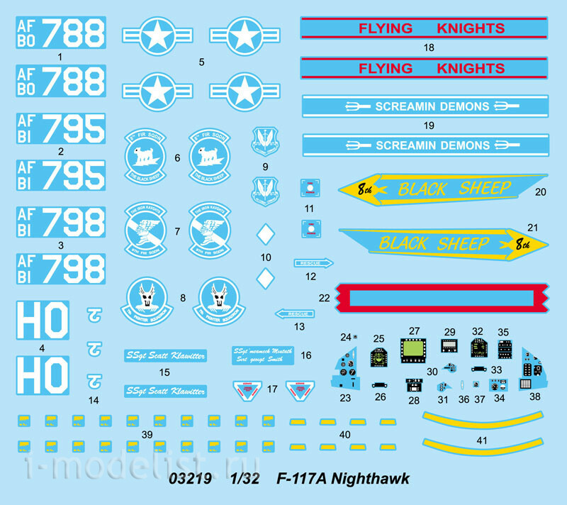 03219 Trumpeter 1/32 F-117A Nighthawk :: Scale Models :: Aviation