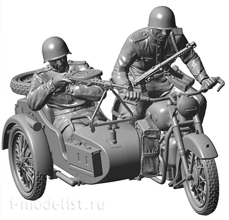 3639 Zvezda 1/35 Soviet motorcycle M-72