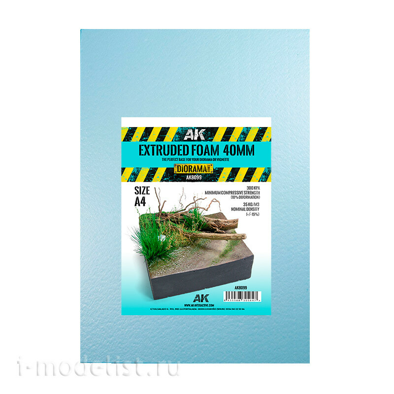 AK8099 AK Interactive EXTRUDED FOAM 30 MM A4 SIZE