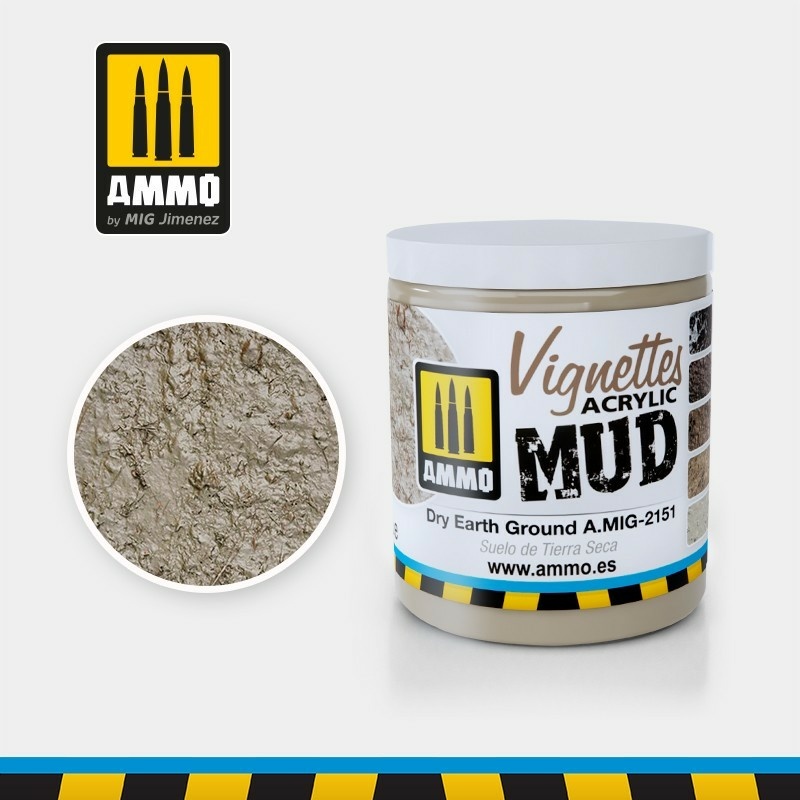 AMIG2151 Ammo Mig Textура VIGNETTES Сухая земля / Dry Earth Ground