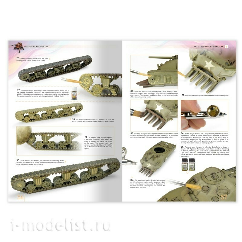 IONIC-1301 Ammo Mig Книга Энциклопедия варгеймов, том 2: Быстрая покраска: Техника / ENCYCLOPEDIA of WARGAMES Vol.2: Speed Painting: Vehicles (Английский язык)