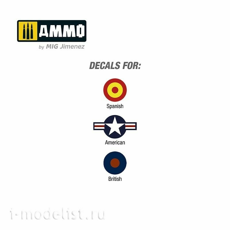 AMIG8505 Ammo Mig 1/48 Британский истребитель Harrier AV-8S Matador - Испанская, американская, британская версии