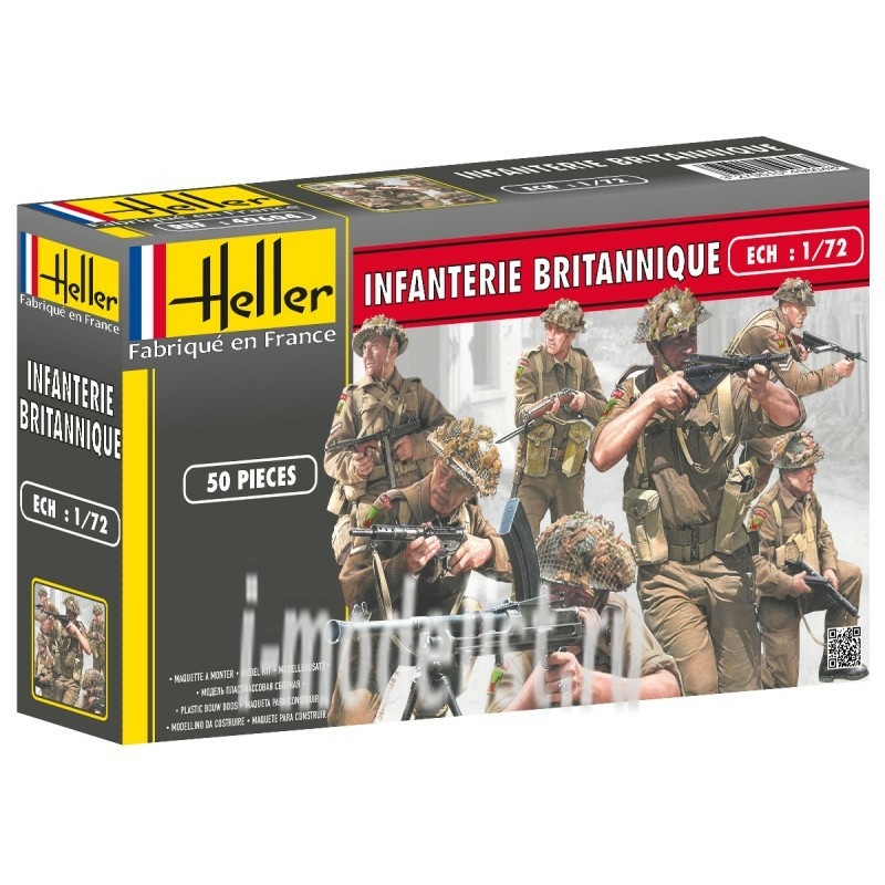 49604 Heller 1/72 BRITISH INFANTRY WWII