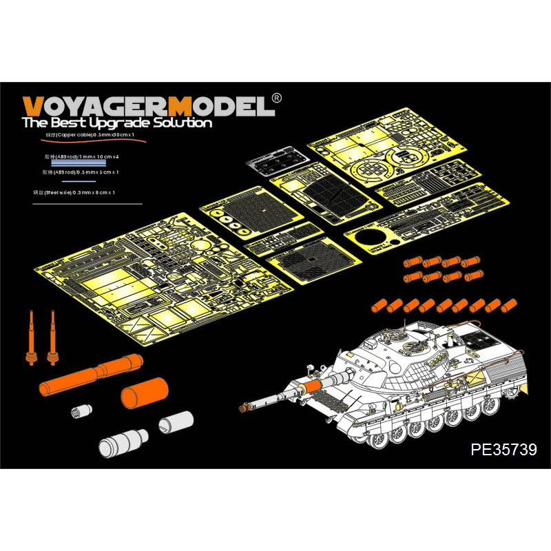 PE35739 Voyager Model 1/35 Фfromfromравление для Leopard1A5 MBT (с металлическим стволом) (Meng)