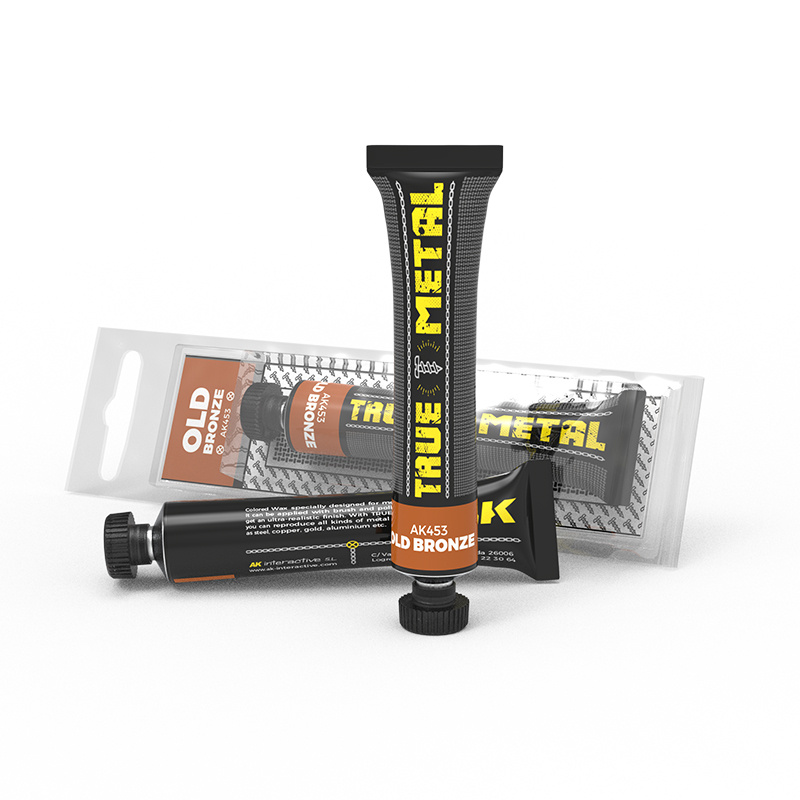 AK453 Ak Interactive Wax paint TRUE METAL OLD BRONZE