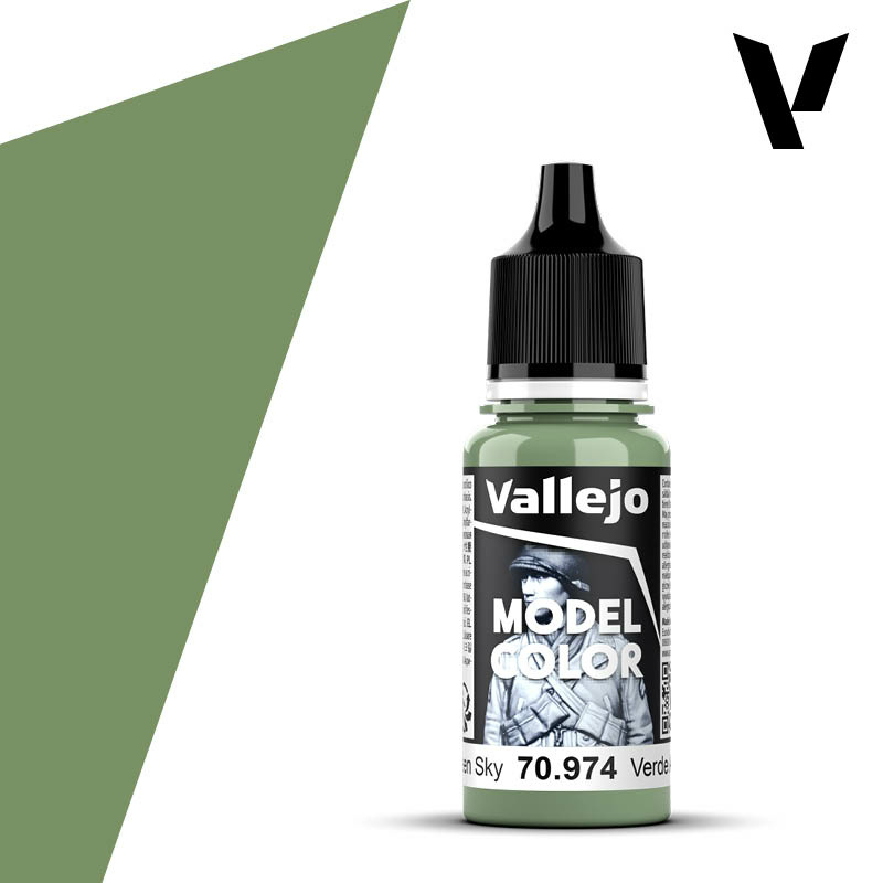 70974 Vallejo acrylic Paint `Model Color` Green Sky