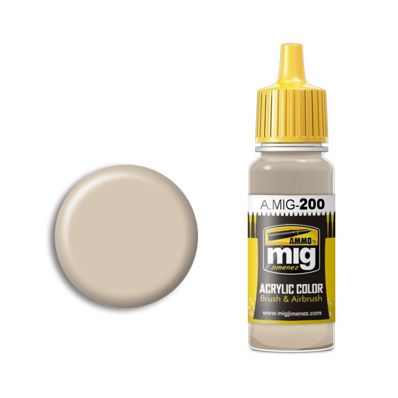 AMIG0200 Ammo Mig Acrylic paint FS 33531 MIDDLESTONE (Israel air force sand)
