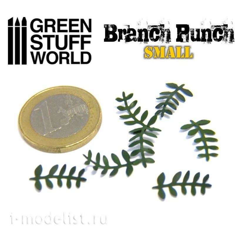 1371 Green Stuff World Branch Creation Tool, yellow / Miniature Branch Punch YELLOW