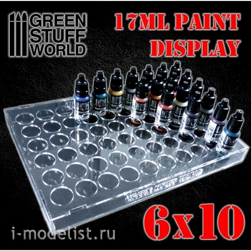 2021 Green Stuff World Paint Display 17ml (6x10) / Paint Display 17ml (6x10)