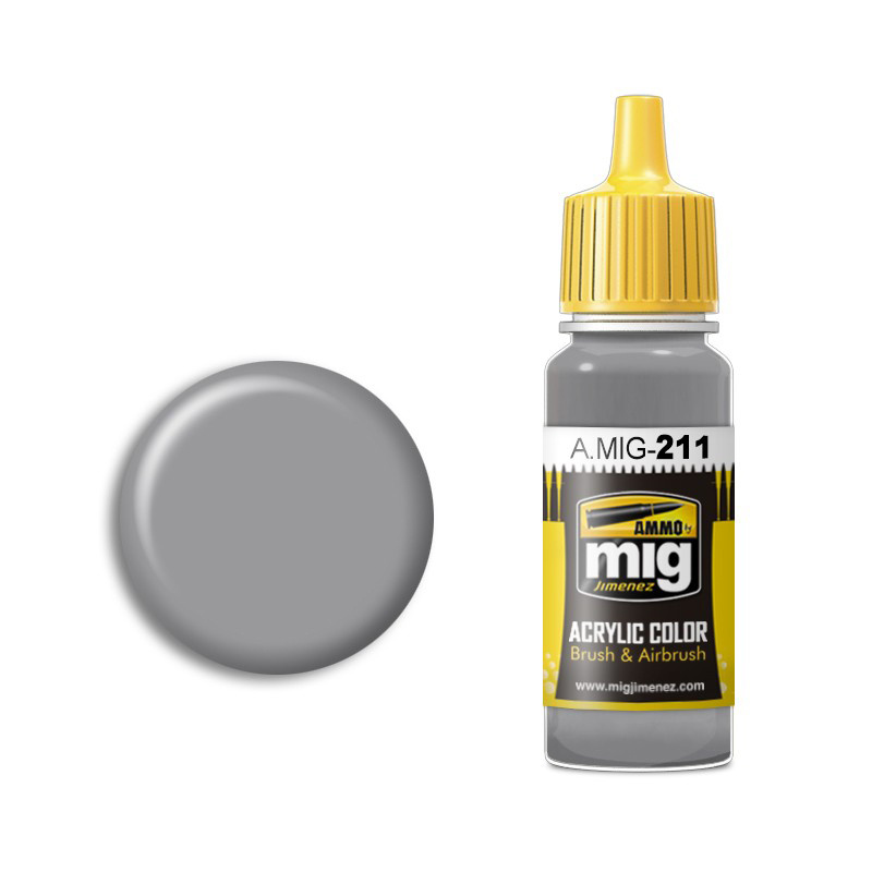 AMIG0211 Ammo Mig Acrylic paint FS 36270 MEDIUM GRAY (medium grey)