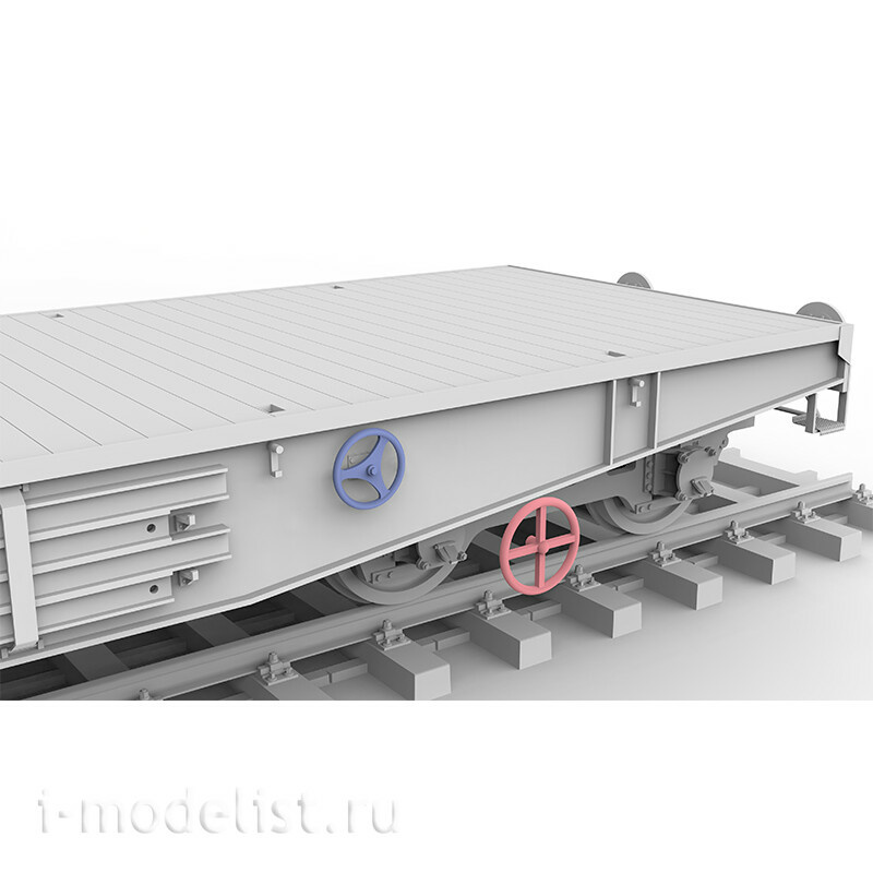 AK35501 AK Interactive 1/35 Notмецкий железноtoрожный вагон с тяжёлой платформой типа SSYS