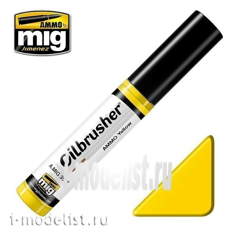 AMIG3502 Ammo Mig AMMO YELLOW (Oil paint with a thin brush applicator)