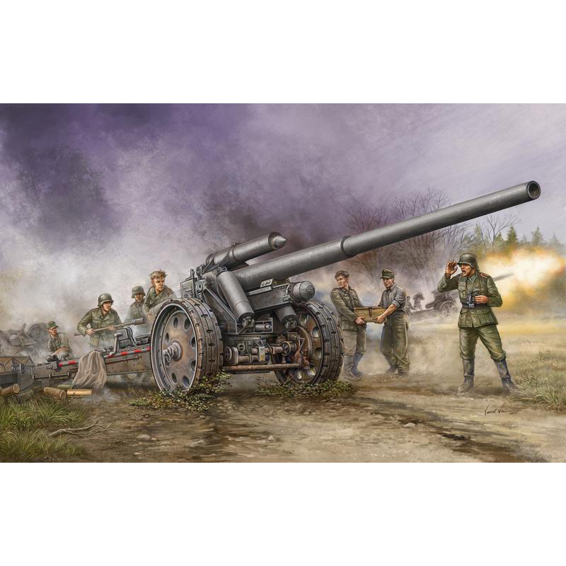 02305 Trumpeter 1/35 German 10.5 cm s.K.18 Kannon