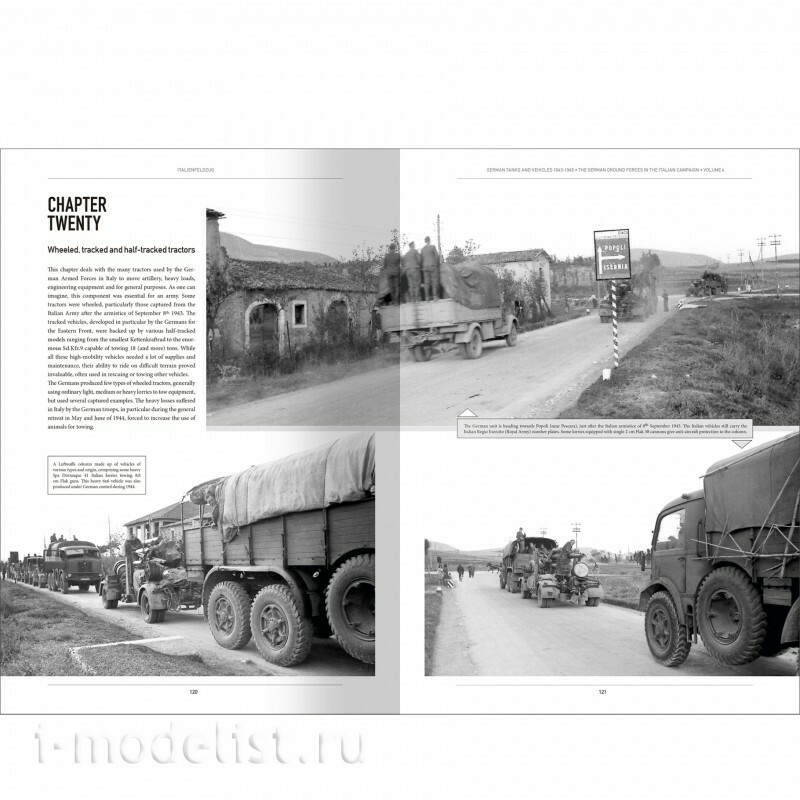 AMIG6305 Ammo Mig Книга ITALIENFELDZUG - Notмецкие танки и броnotехника 1943-1945 гг., том 5 (на английском языке) / German Tanks and Vehicles 1943-1945 Vol. 5 (English)