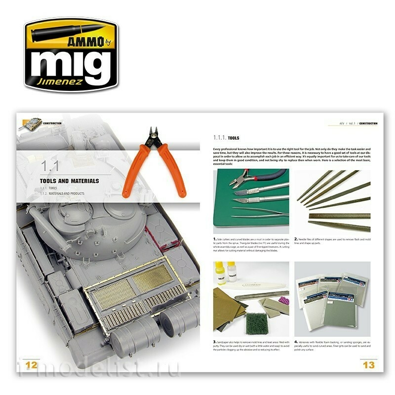 AMIG6150 Ammo Mig ENCYCLOPEDIA OF ARMOUR MODELLING TECHNIQUES - Vol. 1 Construction (English)