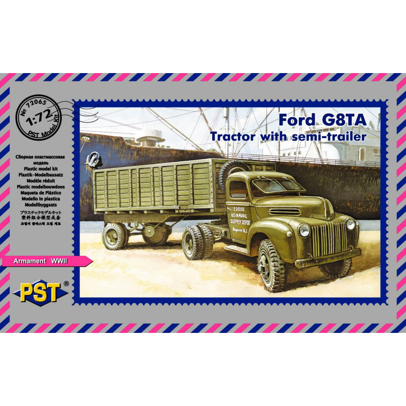 72065 Pst 1/72 Ford G8TA semi-trailer