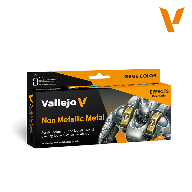 72193 Vallejo Набор красок Game Color Notметаллический металл / Non Metallic Metal