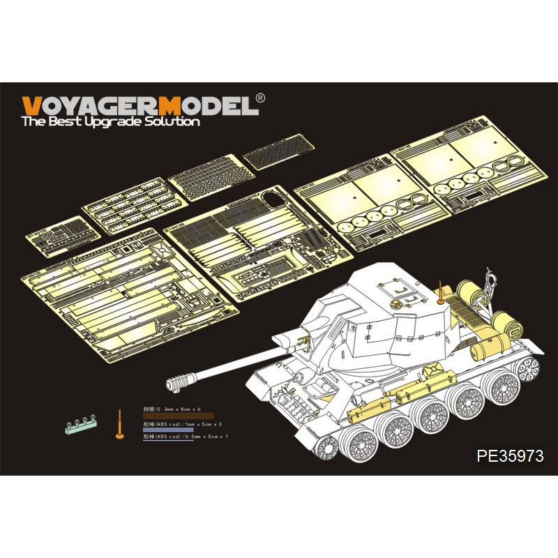 PE35973 Voyager Model 1/35 Photo Etching for the thirty-fourth Tank / 122 S.P.G Basic