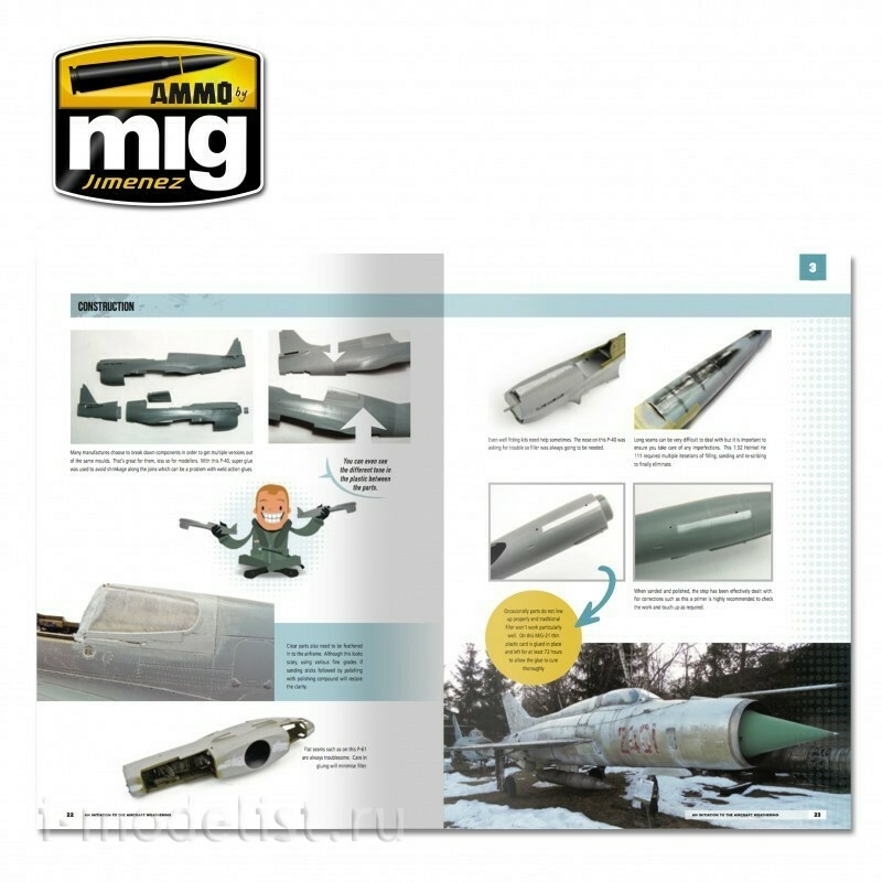 AMIG6031 Ammo Mig Книга Modelling school: Авиация / Aviación (испанский язык)