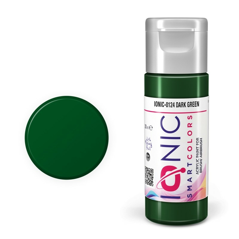 IONIC-0124 Ammo Mig Акриловая краска IONIC Тёмно-зелёный / Dark Green