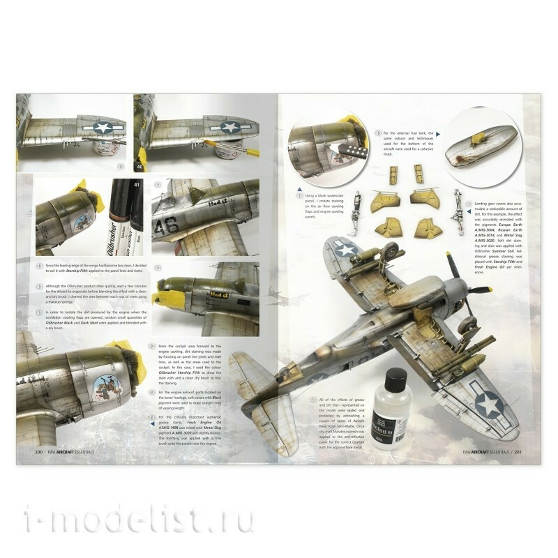 AMIG6323 Ammo Mig Книга Notобходимое для создания везеринга самолётов / TWA Aircraft Essentials