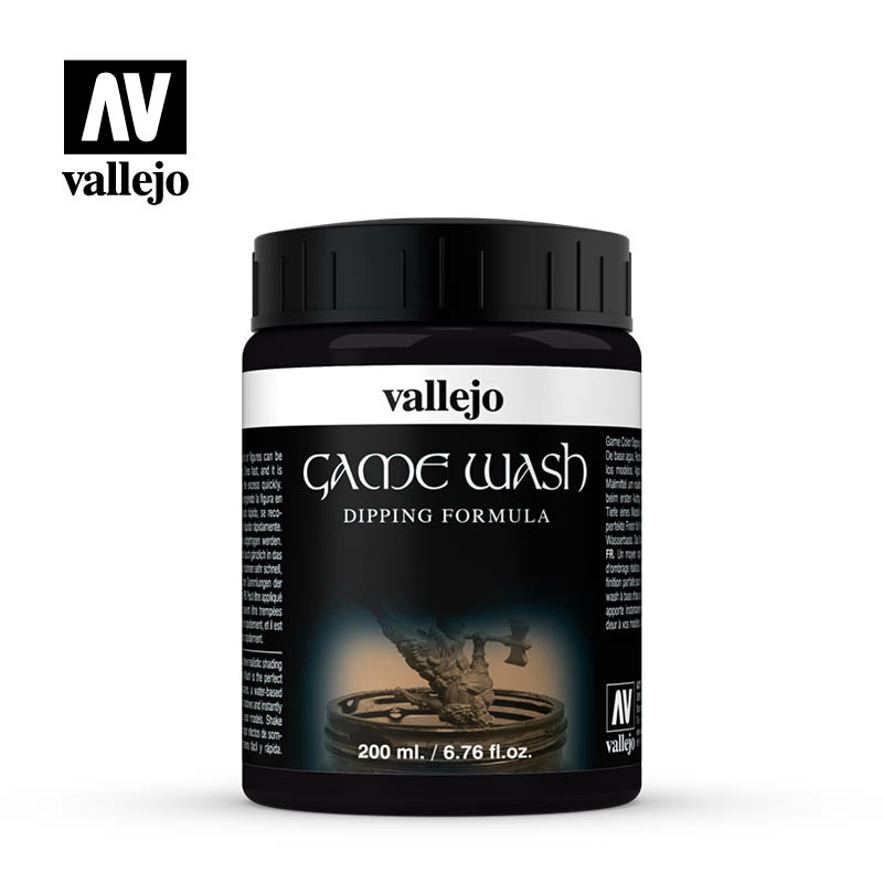 73301 Vallejo Wash Wash Black (dipping formula) :: Mixtures for applying  effects :: Vallejo