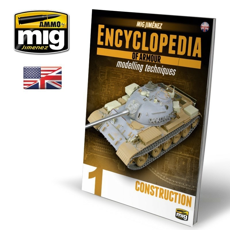 AMIG6150 Ammo Mig ENCYCLOPEDIA OF ARMOUR MODELLING TECHNIQUES - Vol. 1 Construction (English)