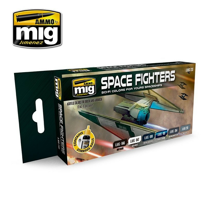 AMIG7131 Ammo Mig Space Fighters Sci-Fi Colors