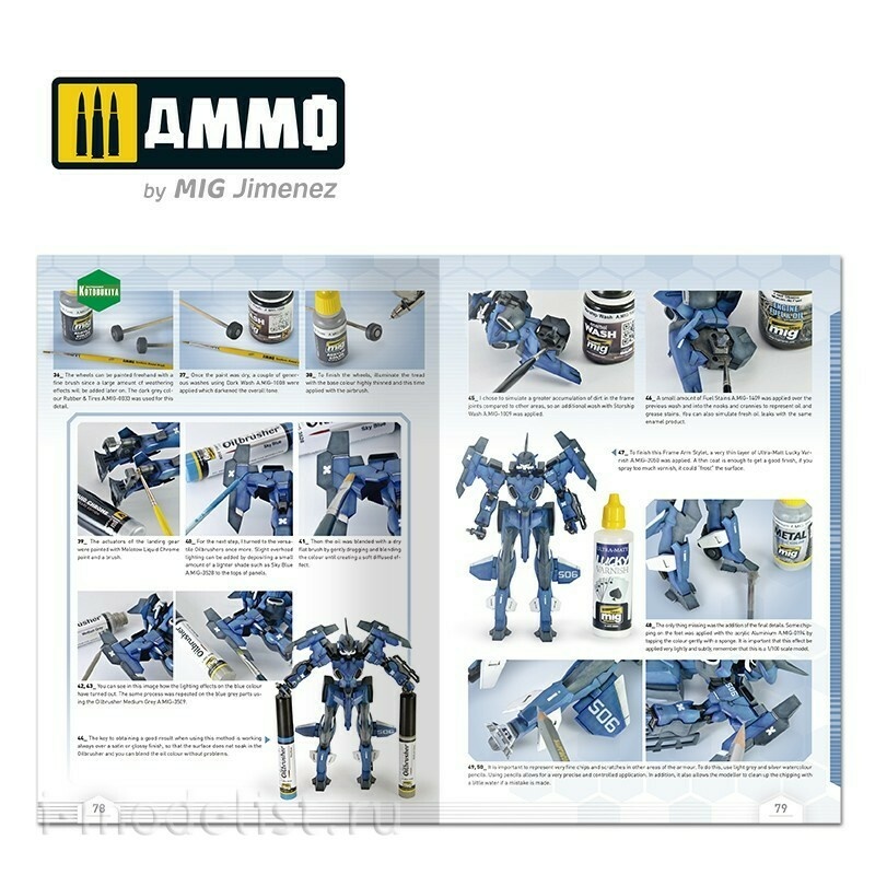 AMIG6113 Ammo Mig the Book How to KOTOBUKIYA Models (English language)