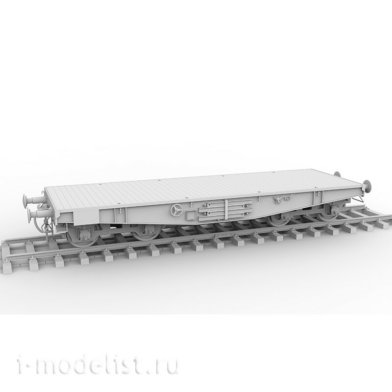AK35501 AK Interactive 1/35 Notмецкий железноtoрожный вагон с тяжёлой платформой типа SSYS