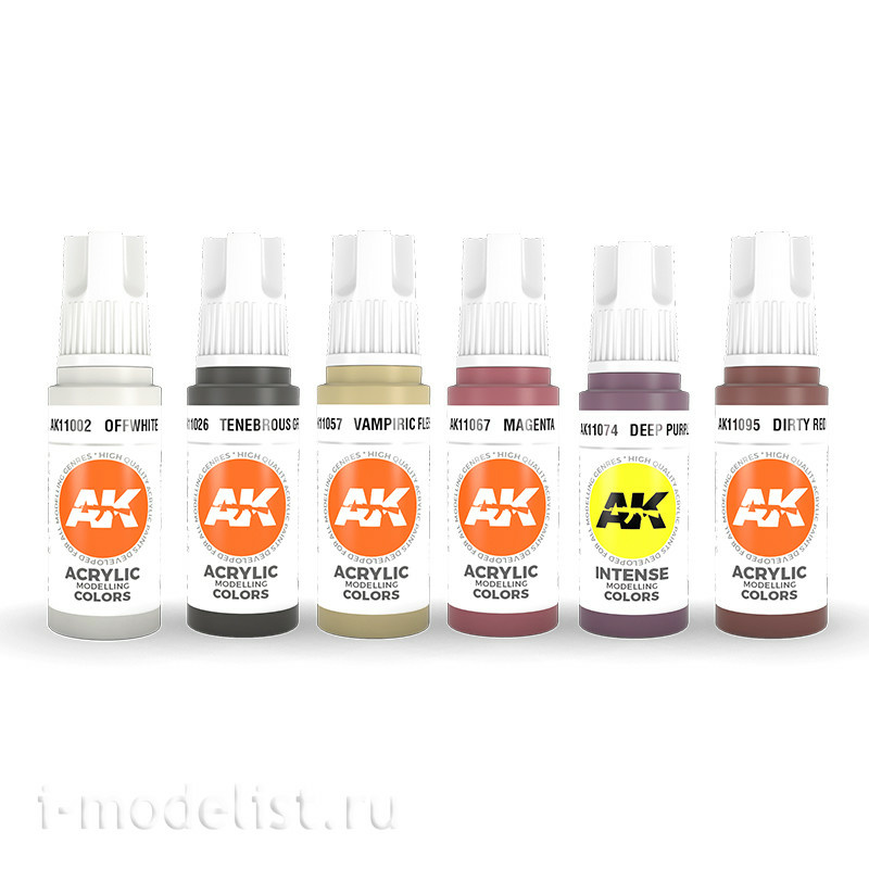AK11602 AK Interactive acrylic paint Set Night Creatures Flesh Tone