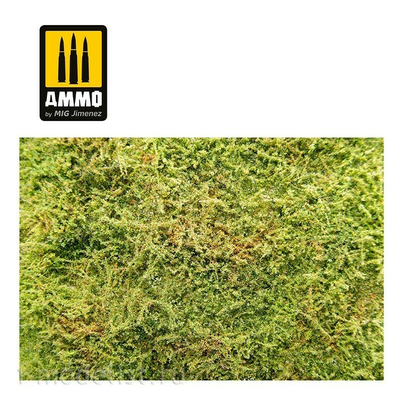 AMIG8362 Ammo Mig Imitation of soil with vegetation - Spring / Wilderness Fields with Bushes - Spring