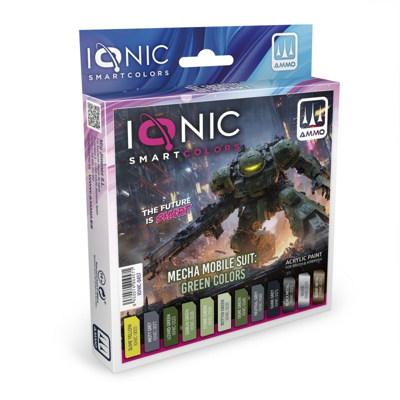 IONIC-0457 Ammo Mig IONIC Mecha Mobile Suit Зелёные цвета / Green colors