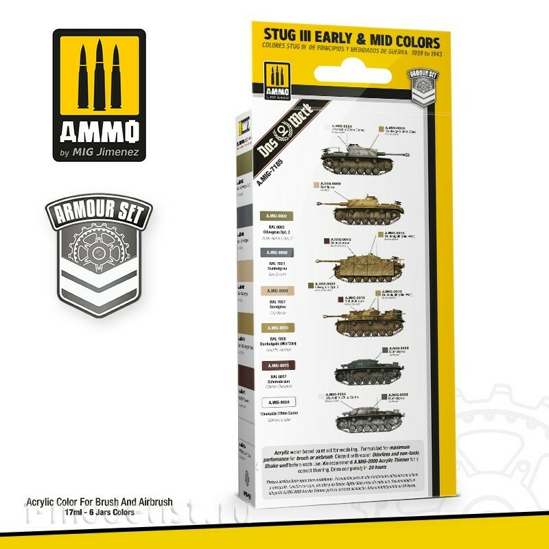 AMIG7185 Ammo Mig Set of acrylic paints 
