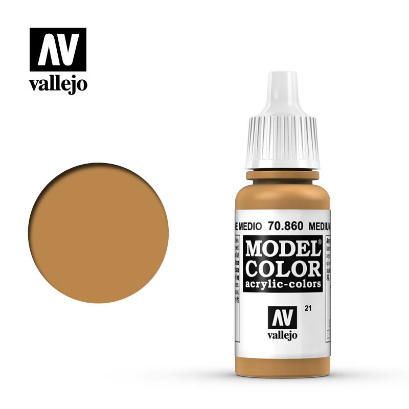 70860 Vallejo acrylic Paint `Model Color` Medium Fleshtone