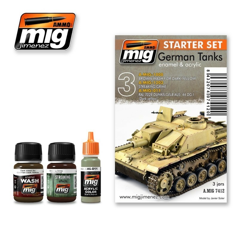 AMIG7412 Ammo Mig German Tanks Zvezdater Set